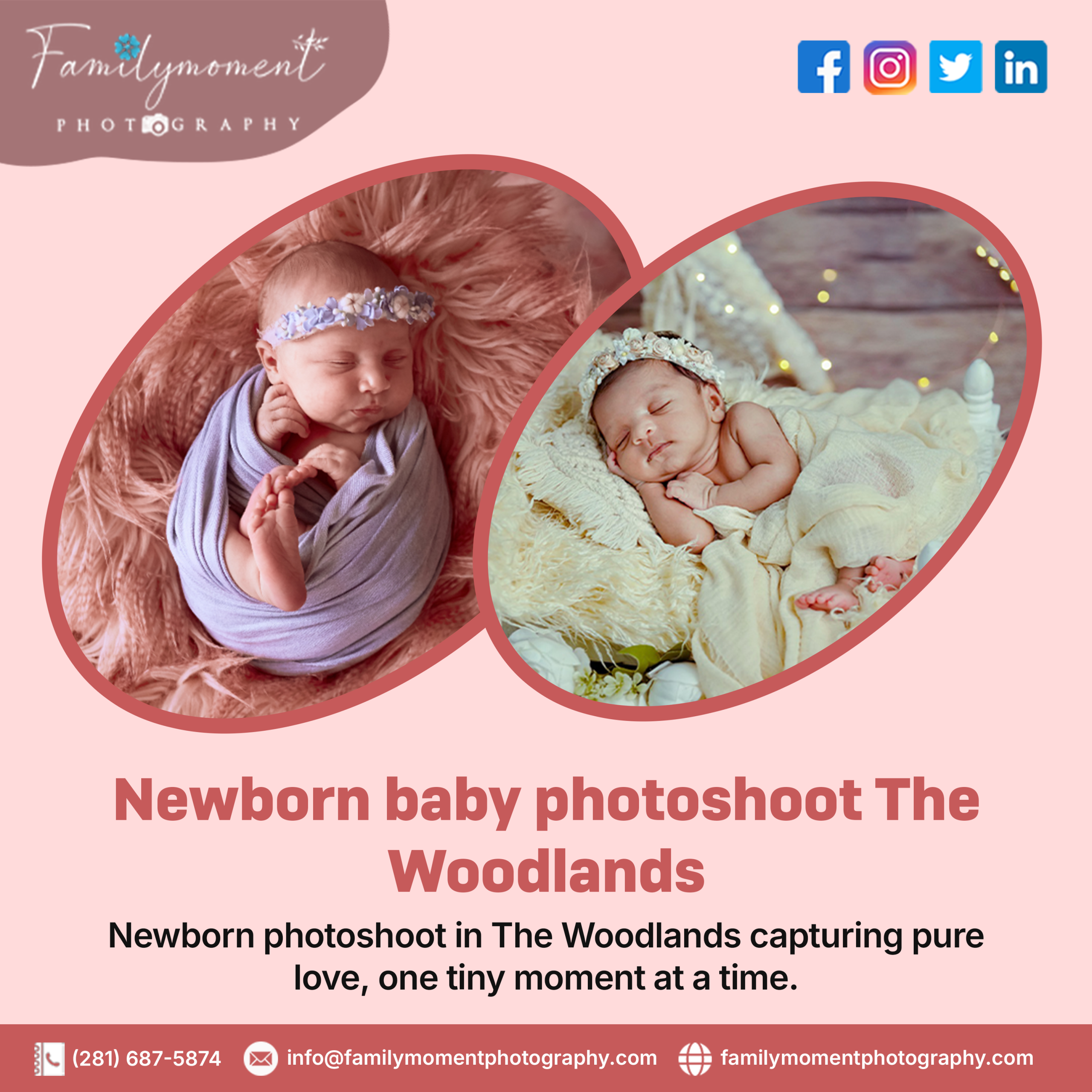Newborn photographer in Houston