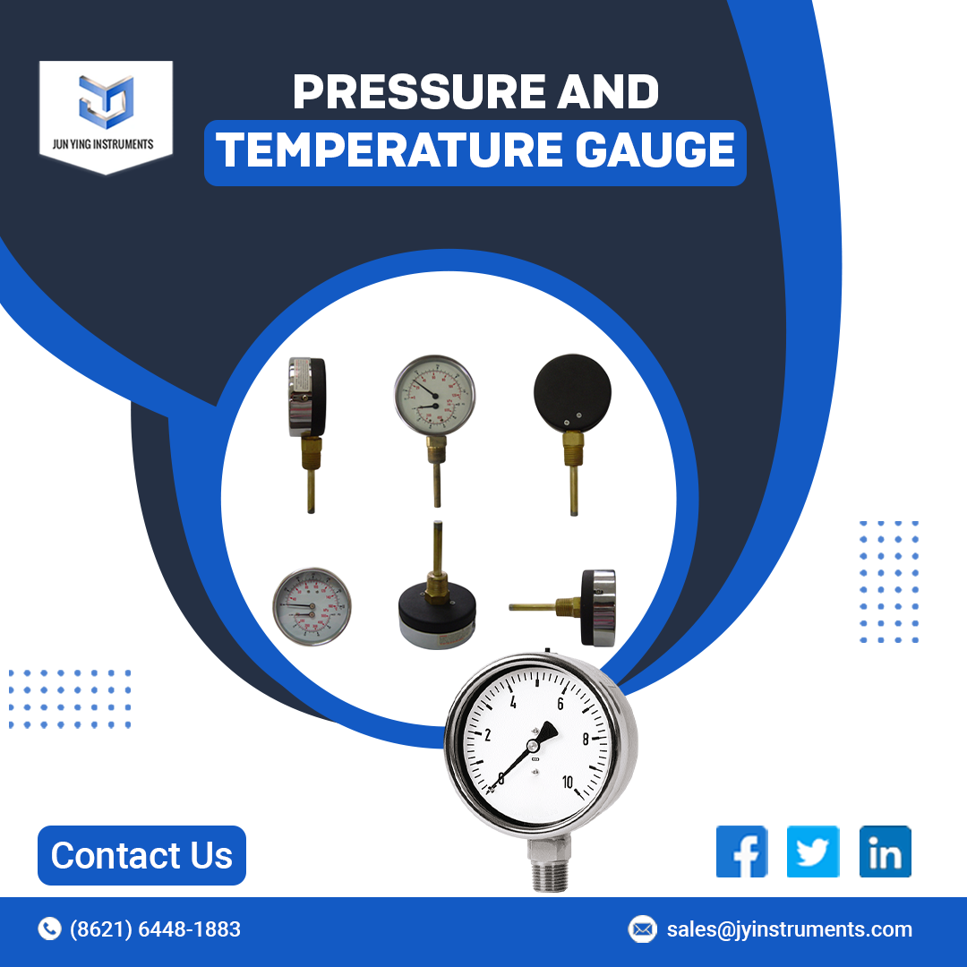 Panel mounted pressure gauge